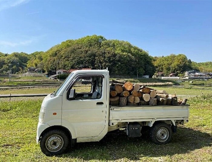 薪ストーブに最適！しっかり暖かい「カシ・クヌギ」乾燥薪（40cm）24kg×3セット アウトドア キャンプ 暖炉 焚き火 002004