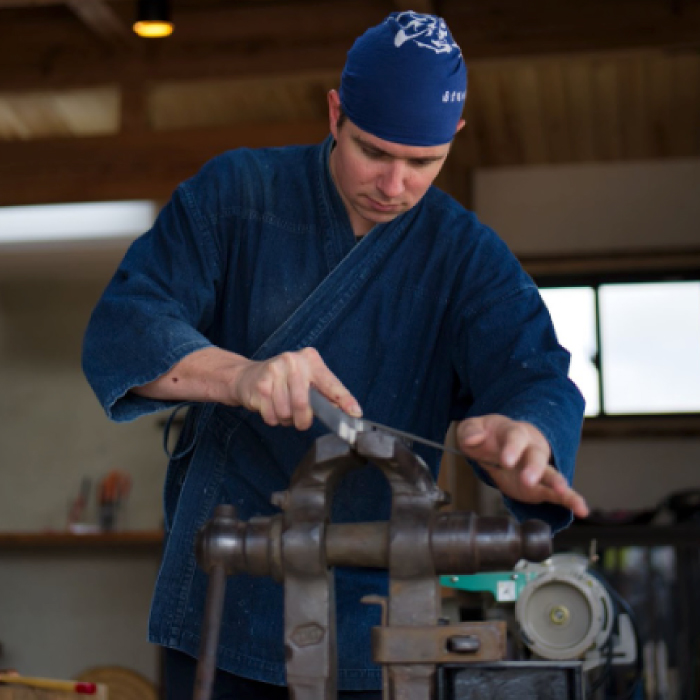 外国籍刀匠として初めて「現代刀職展 新人賞」受賞　ジョハン・ロイトヴィラーによる日本刀鑑賞会チケット 3名様分 体験 刀 日本文化 伝統文化 195006