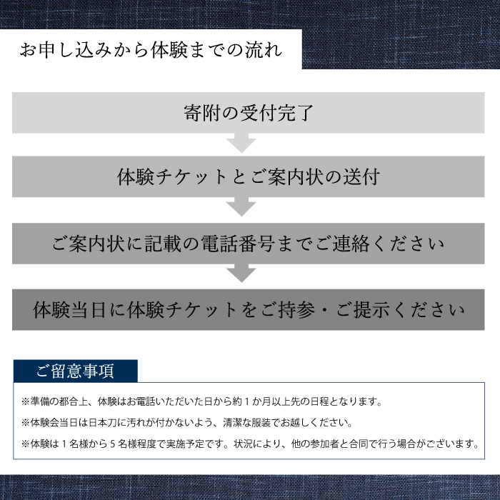 外国籍刀匠として初めて「現代刀職展 新人賞」受賞　ジョハン・ロイトヴィラーによる日本刀鑑賞会チケット 5名様分 体験 刀 日本文化 伝統文化 195008