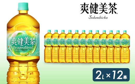 爽健美茶 PET 2L×12本(6本×2ケース) お茶 飲料 ソフトドリンク カフェインゼロ ペットボトル 箱買い まとめ買い 備蓄 災害 014063