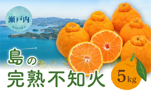 【先行受付】瀬戸内 島の不知火 約5kg 白鷺農園《2026年2月下旬～4月上旬頃出荷》 デコポン と同品種  旬 柑橘 フルーツ 果物 しらぬい デコポン 贈答 不知火 164002