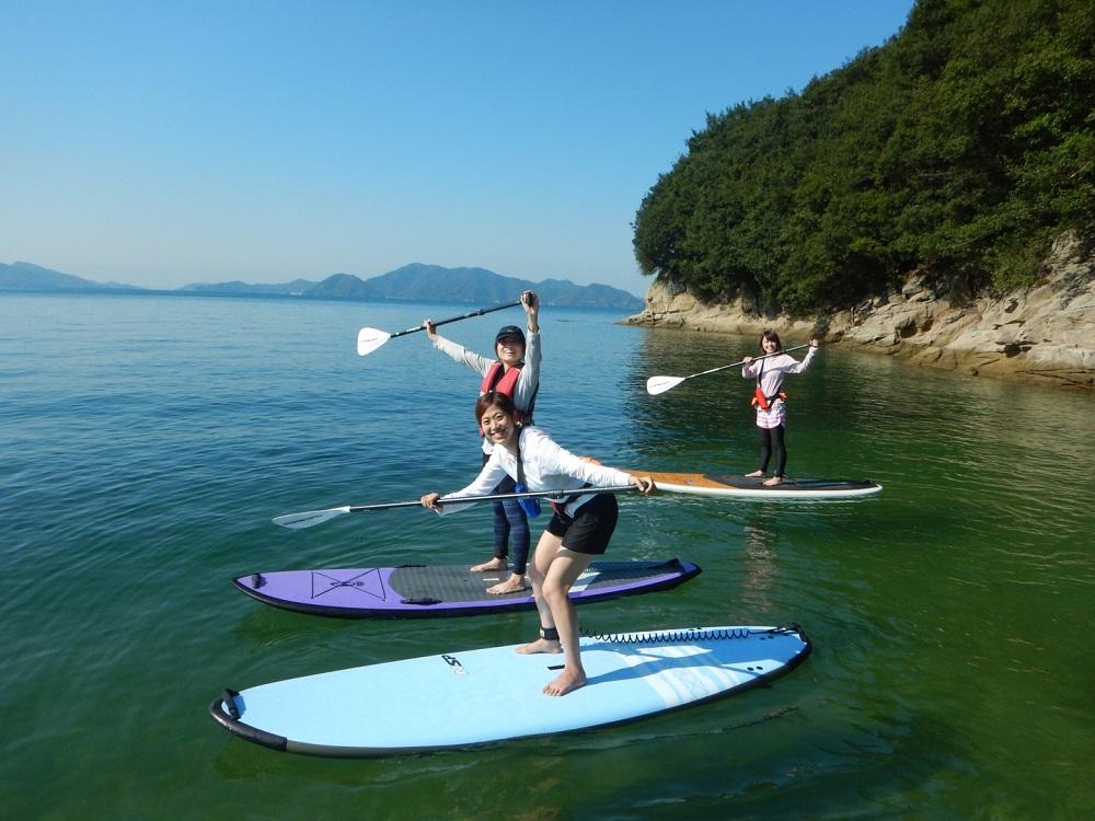 初心者におすすめ！尾道の離島・百島でSUPに挑戦! 半日コース