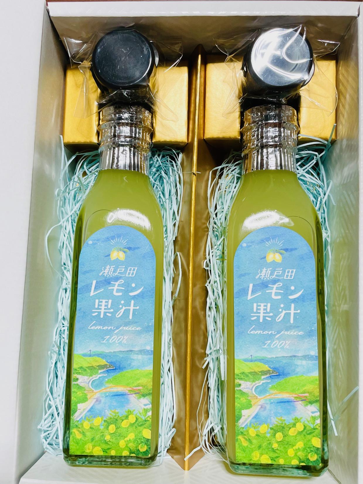 瀬戸田レモン果汁～lemon juice100%～　200ml×2本セット【飲料 果実飲料 ドリンク 食品 人気 おすすめ 尾道市】