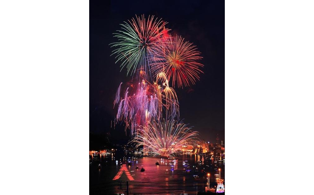 おのみち住吉花火まつり　花火応援席２Ｆ特別マス席（最大４名様分）