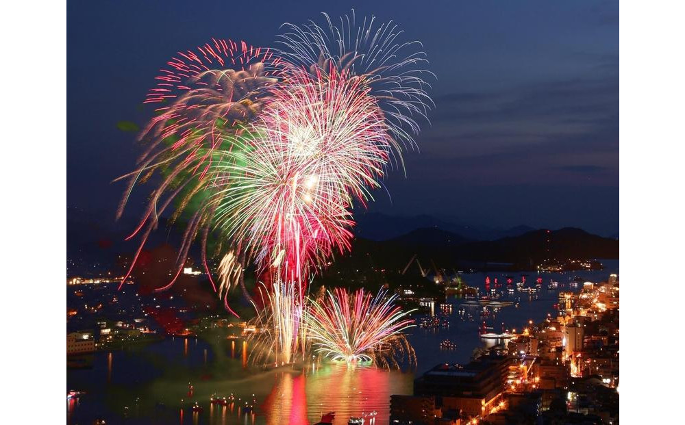 おのみち住吉花火まつり　花火応援席屋上ベンチ席（最大４名様分）