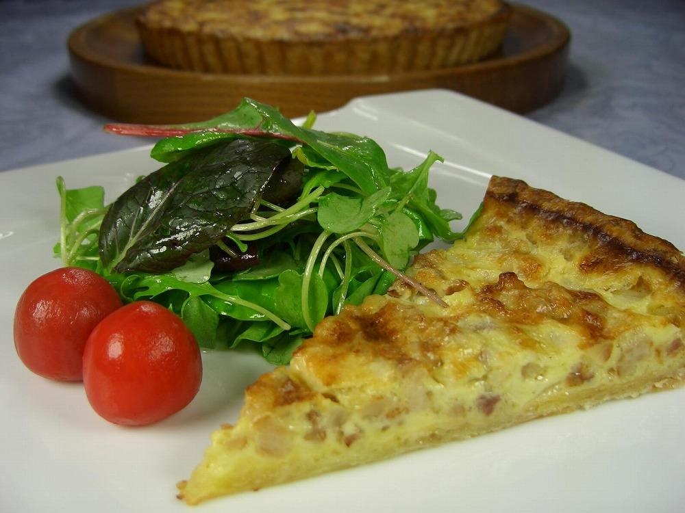 【ナティーク城山】パンチェッタキッシュ＆ガトーショコラのセット【キッシュ 洋食 フレンチ ケーキ チョコレート 食品 グルメ 人気 おすすめ 広島県  尾道市】