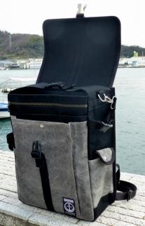 大人の帆布ランドセル【大和】　墨　[尾道 帆布鞄 彩工房]【尾道 はんぷ バッグ かばん 特産品 シンプル ファッション 人気 おすすめ 広島県  尾道市】