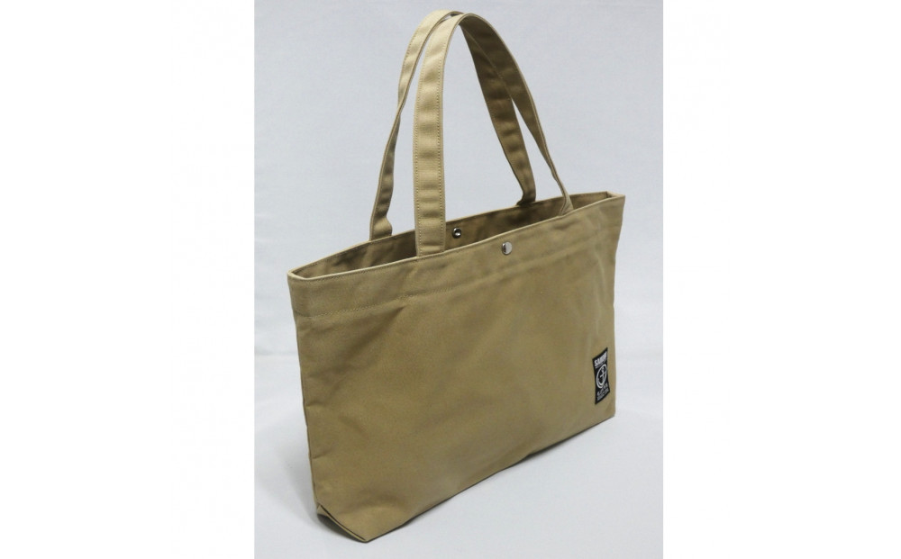 TR-B4肩掛けトート（Ｂ4対応）カーキ［尾道 帆布鞄 彩工房］