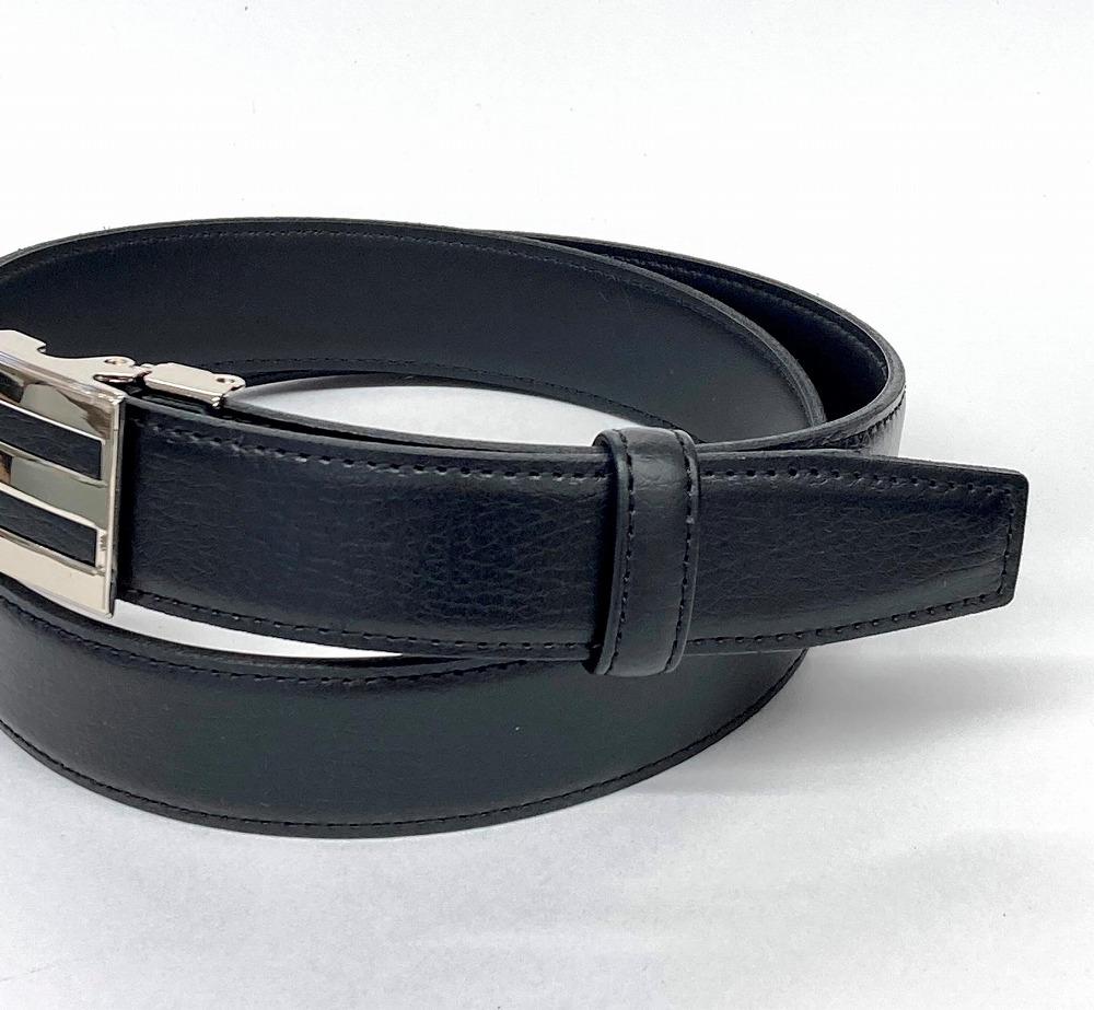 革工房いんのしま牛革(床革PU加工)ベルト(ブラック)M寸【レザー 小物 ファッション ギフト 贈り物 プレゼント 人気 おすすめ 広島県  尾道市】