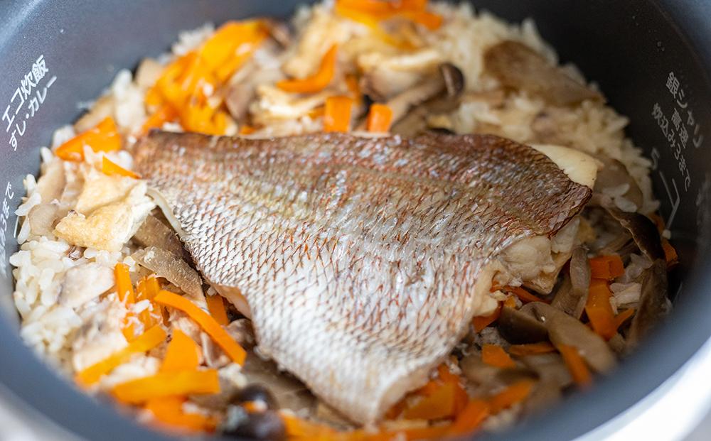 天然真鯛の炊き込みご飯（3合炊き） 2個セット【たい 国産 天然鯛 魚 魚介 素 人気 おすすめ 瀬戸内 広島県  尾道市】