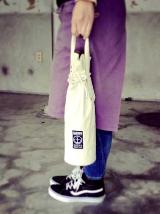 お洒落で丈夫な帆布一升瓶入れ [尾道 帆布鞄 彩工房]【尾道 はんぷ 袋 バッグ かばん 特産品 シンプル ファッション 人気 おすすめ 広島県  尾道市】