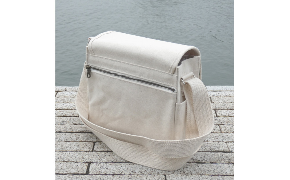 【生成】帆布ショルダー【魁（B5）】　[尾道 帆布鞄 彩工房]