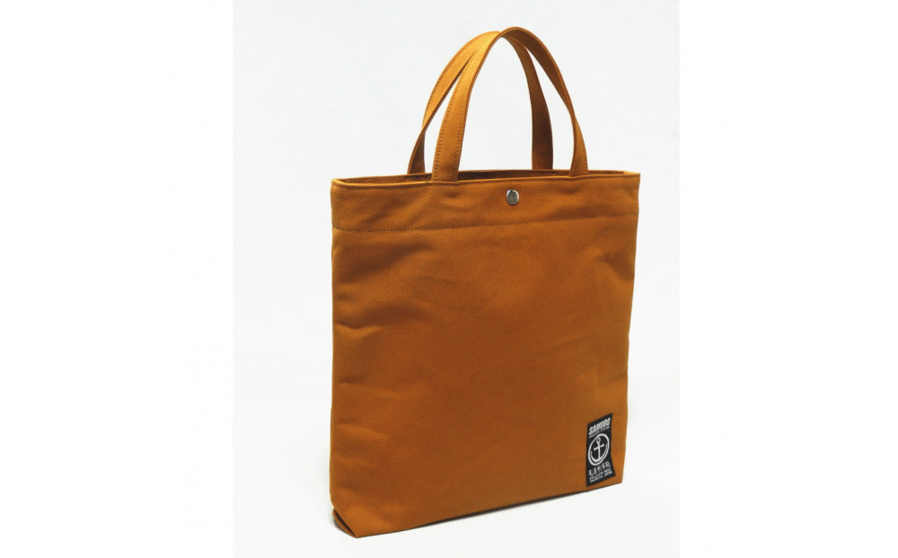 TR-A4縦（A4ファイル対応）キャメル［尾道 帆布鞄 彩工房］