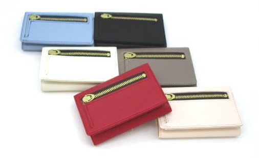 ★【限定20／ブラック】コンパクトウォレット【革工房いんのしま 牛革 財布】