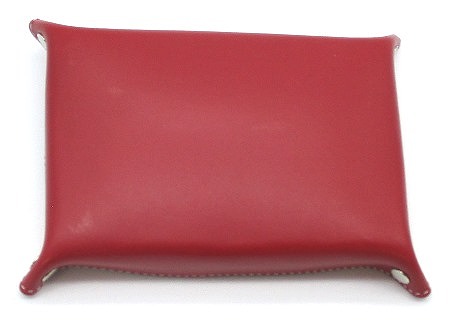 カープ×はっさくんコラボトレイ 赤【革工房いんのしま 牛革 カープ はっさくん トレイ】