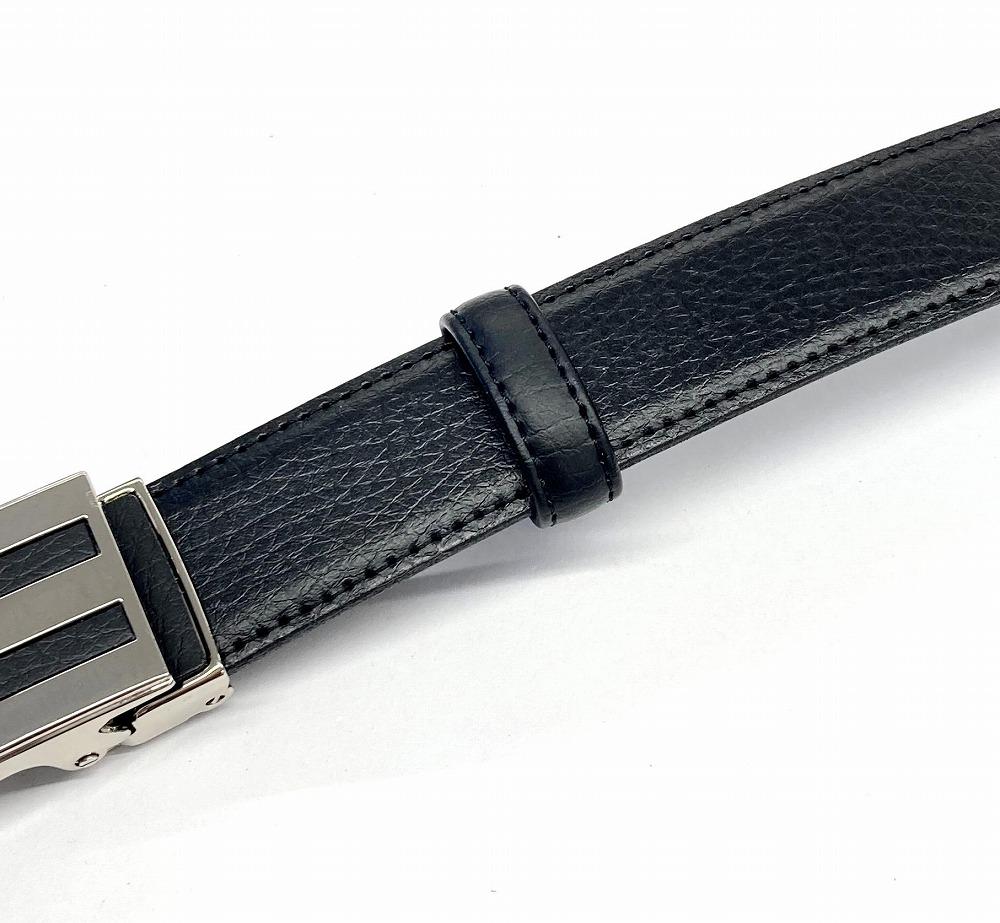 革工房いんのしま牛革(床革PU加工)ベルト(ブラック)M寸【レザー 小物 ファッション ギフト 贈り物 プレゼント 人気 おすすめ 広島県  尾道市】