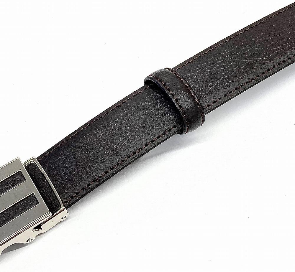 革工房いんのしま牛革(床革PU加工)ベルトM寸(チョコ)【レザー 小物 ファッション ギフト 贈り物 プレゼント 人気 おすすめ 広島県  尾道市】
