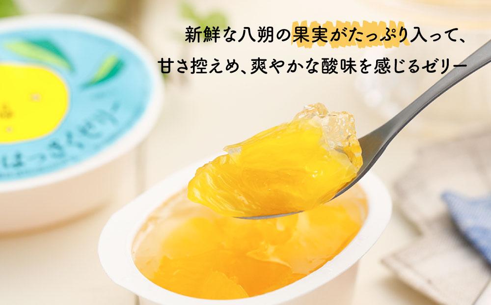 因島のはっさくシャーベット(未凍結）とゼリーの詰め合わせB （シャーベット12個、ゼリー5個）【17個セット ひろしま銘菓 八朔 はっさくゼリー スウィーツ 菓子 贈り物 土産 広島県 尾道市】