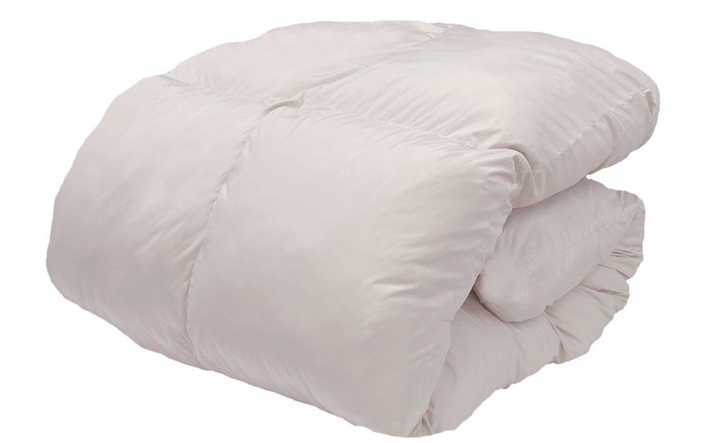 おのみちdown 秋冬用　羽毛掛ふとん（S)【ローズグレー】