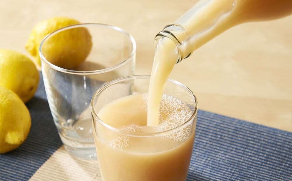 農家直送 自慢の 因島 レモンジュース 720ml 2本【柑橘 フルーツ レモン ストレート ジュース 果汁100% いんのしま 尾道 おすすめ 尾道市】