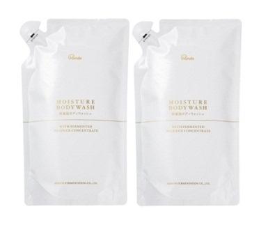 【万田発酵スキンケアシリーズ】保湿泡ボディウォッシュ ＆詰め替え用セット【泡タイプ 潤い ほしつ 植物性エキス 美容 特産品 まんだこうそ 広島県 尾道市】