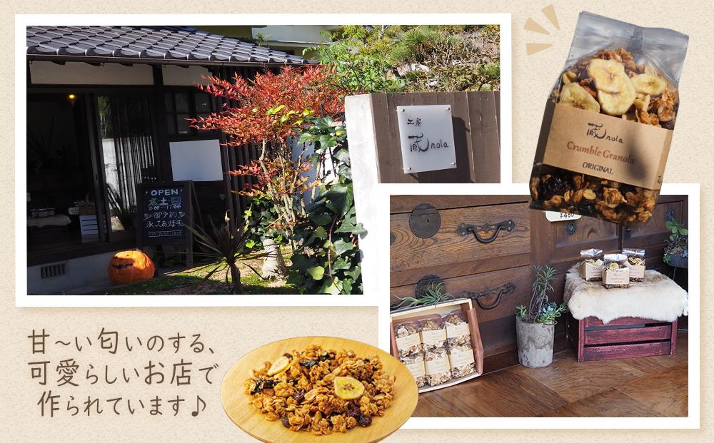 そのまま食べてもおいしい手作りグラノーラ　オリジナルとチョコレート味セット【シリアル オートミール 朝食 食品 グルメ お取り寄せ ギフト 国産 ドライフルーツ ミックス クランベリー レーズン プルーン ナッツ はちみつ 小分け グラノラ】