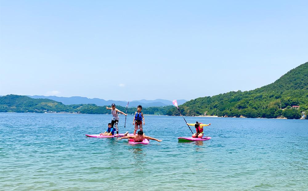 【広島・尾道】百島でSUP体験 | 2時間利用（2名様ご体験プラン）【マリンスポーツ 観光 旅行 チケット 利用券 しまなみ 瀬戸内 リゾート　離島 おすすめ 広島県 尾道市】