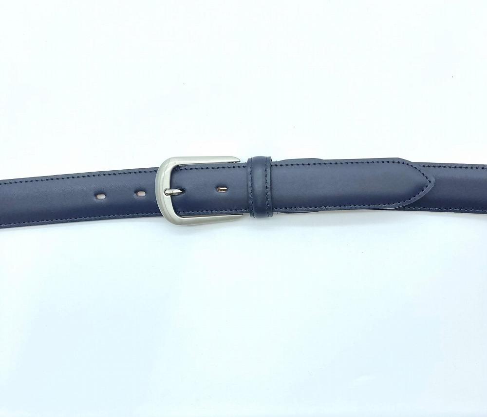 革工房いんのしま牛革盛り上げタイプ ベルト(色:紺)【レザー 小物 ファッション ギフト 贈り物 プレゼント 人気 おすすめ 広島県  尾道市】