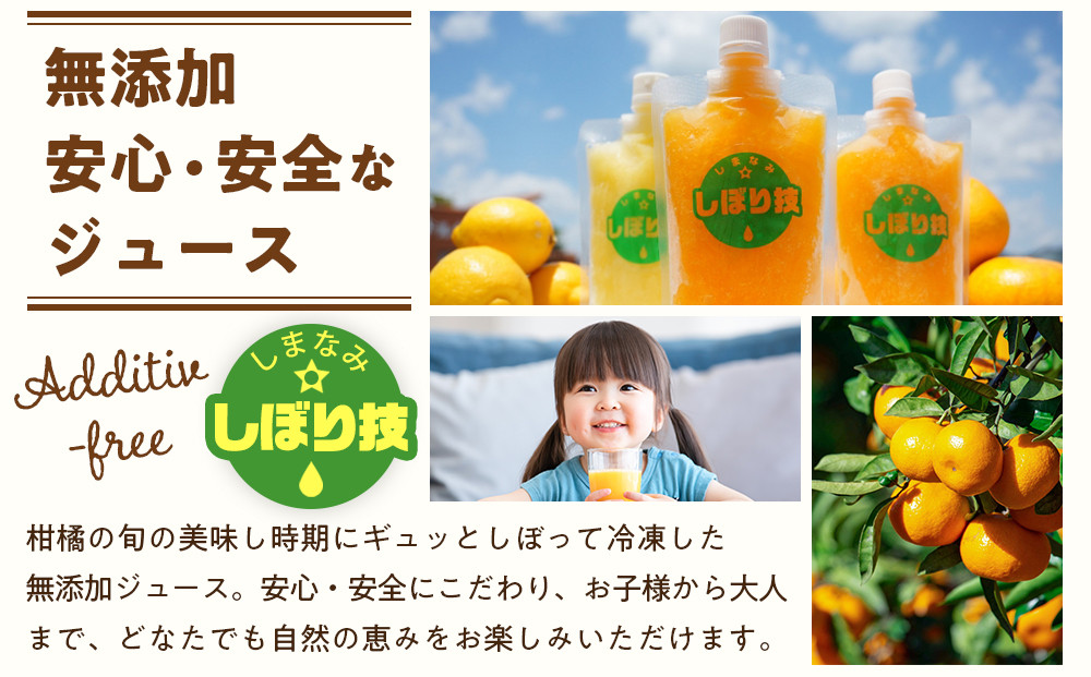 そのまんま100％柑橘ジュース詰合せ5本セット