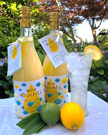 【定期便】＜尾道市瀬戸田町産＞４０コのれもん２本（2ヵ月毎 計6回発送）