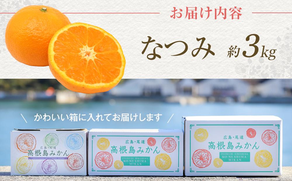☆先行 予約 濃厚すぎるほど濃いみかん　手で剥ける初夏のみかん　なつみ　3ｋｇ＜2026年4月上旬より発送開始＞