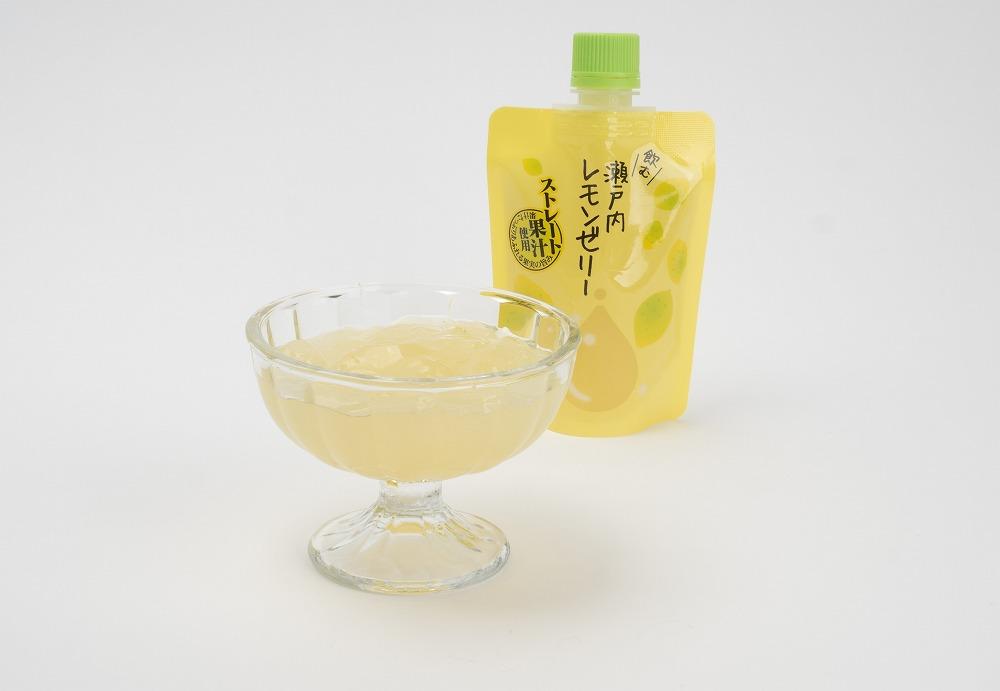 飲む瀬戸内レモンゼリー【140g×24個 檸檬 ストレス果汁 フルーツ 柑橘 甘酸っぱい パウチ セット おやつ お土産 瀬戸内 広島 尾道市】