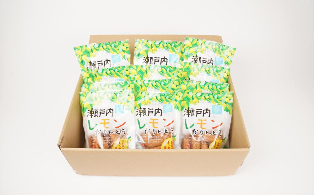 広島県産レモン果汁を使用！瀬戸内レモンかりんとう（90g×12袋）【菓子 おかし 食品 人気 おすすめ 尾道市】
