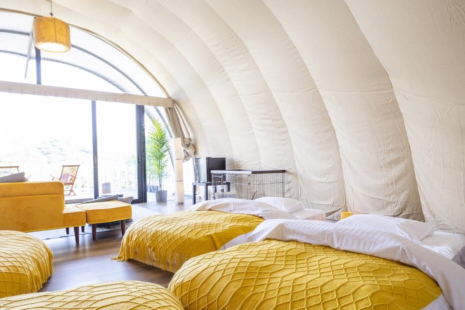 グランヴィレッジ瀬戸内しまなみ　グランピング宿泊ギフト券（3000円分）【宿泊券 旅行 クーポン チケット トラベル しまなみ海道 リゾート グランピング 広島県 尾道市】