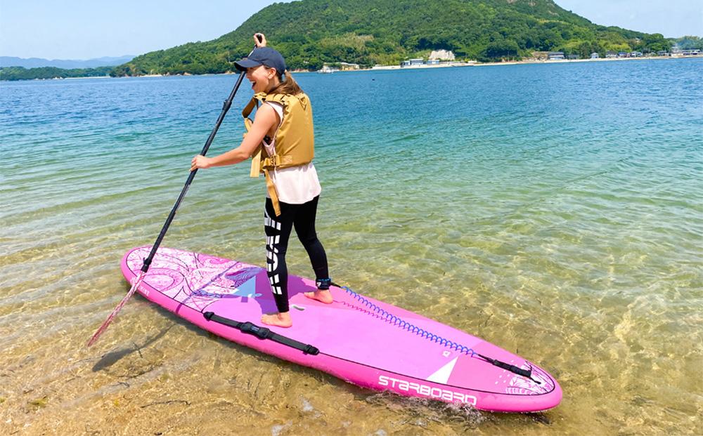 【広島・尾道】百島でSUP体験 | 2時間利用（2名様ご体験プラン）【マリンスポーツ 観光 旅行 チケット 利用券 しまなみ 瀬戸内 リゾート　離島 おすすめ 広島県 尾道市】