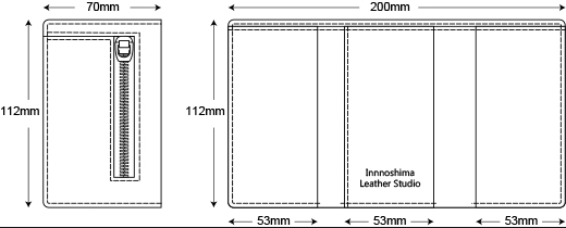★【限定20／ホワイト】コンパクトウォレット【革工房いんのしま 牛革 財布】