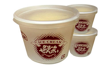 【7個】尾道海岸通りの『クリームぜんざい』アイス【クリーム ぜんざい アイス スイーツ あずき ICE 10個 昔ながらの 小分け 広島県 尾道市】