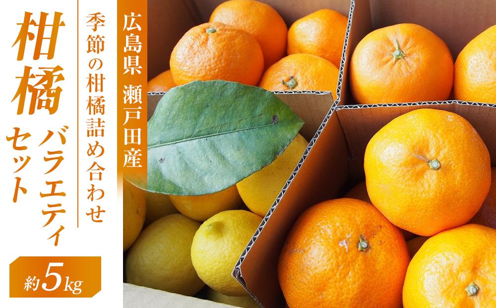 柑橘バラエティセット　5ｋｇ ＜2026年1月下旬より発送開始＞【みかん 瀬戸田 レモン 檸檬  果物 フルーツ 詰め合わせ セット 人気 おすすめ 瀬戸内 広島県  尾道市】