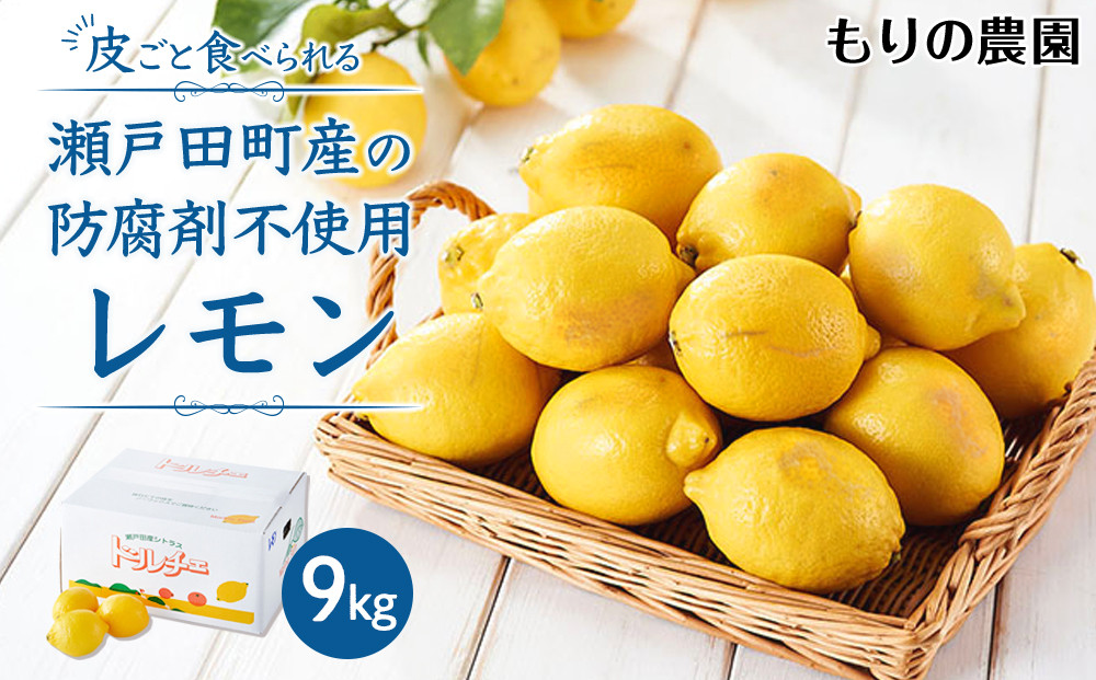 【レモン島から贈る】安心の国産レモン9kg 2026年1月15日より順次発送【瀬戸田 瀬戸田レモン 産地直送 フルーツ 檸檬 ノーワックス 防腐剤 防かび剤不使用】