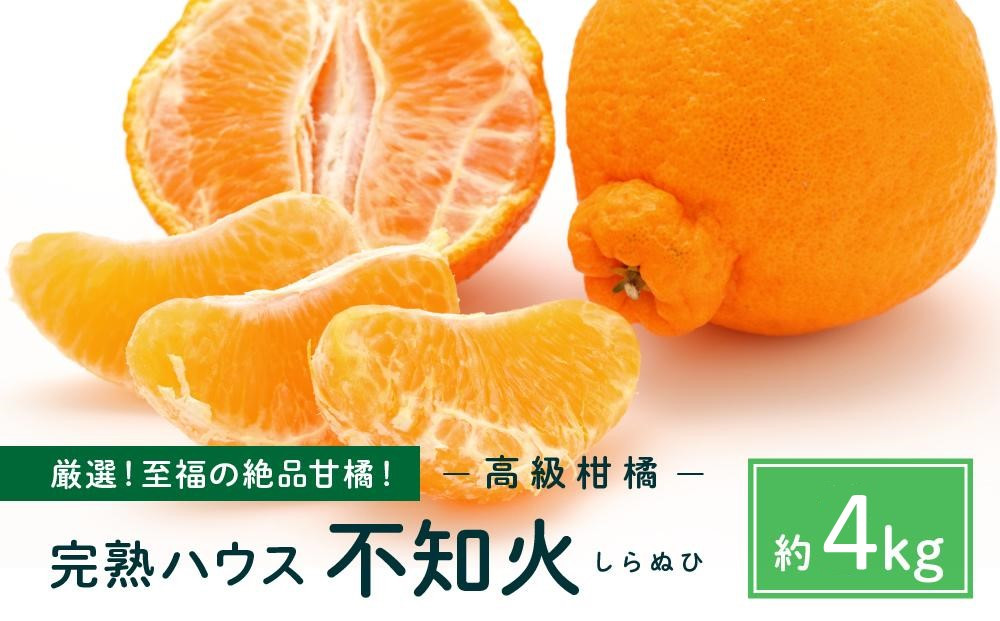 越冬完熟しらぬひ4kg 2026年3月上旬～発送予定