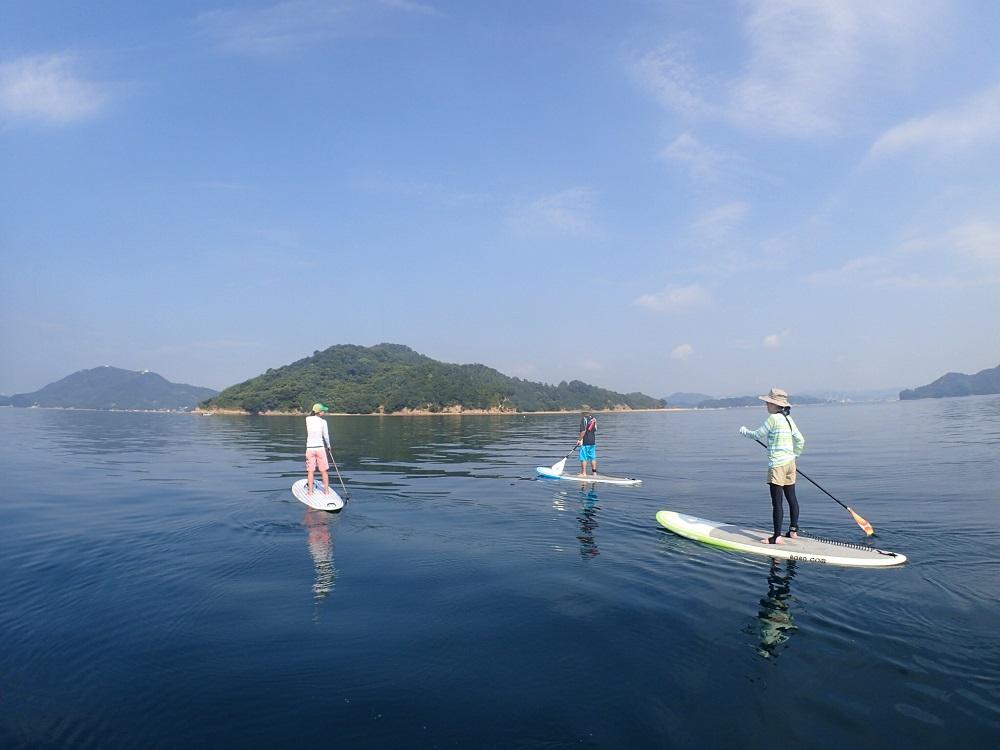 初心者におすすめ！尾道の離島・百島でSUPに挑戦! 1日コース