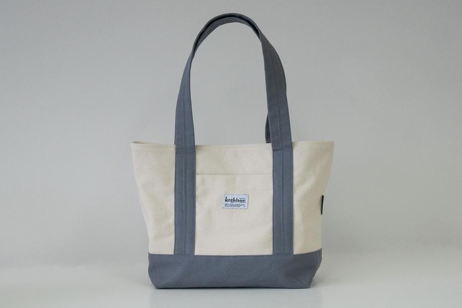 帆布（キャンバス）トートバッグＡ４サイズ【カラー：グレー】【かばん ファッション 人気 おすすめ 尾道市】