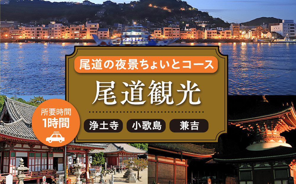尾道の夜景ちょいとコース1時間