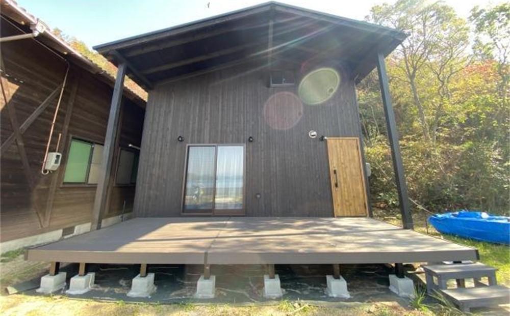 瀬戸内の離島・百島の宿　ヒトツルHitotsuru in Setouchi「seaside」2名様 ご宿泊券（1泊分）セルフキッチンありのプライベート空間【宿泊券 宿泊 旅行 トラベル クーポン ペット可 おすすめ 広島県  尾道市】