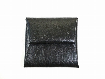 革工房いんのしま牛革オーストリッチ型押し小銭入れ【革工房いんのしま 牛革 小銭入れ】