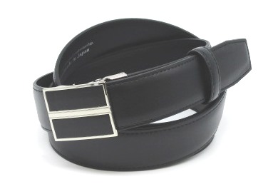 革工房いんのしま床革ベルトLL寸【ＰＵ加工／ブラック】【革工房いんのしま 牛革 ベルト】