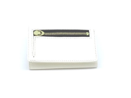 ★【限定20／ホワイト】コンパクトウォレット【革工房いんのしま 牛革 財布】