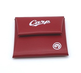 カープ×はっさくんコラボコインケース 赤【革工房いんのしま 牛革 カープ はっさくん コインケース】
