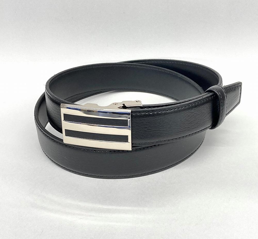 革工房いんのしま牛革(床革PU加工)ベルト(ブラック)M寸【レザー 小物 ファッション ギフト 贈り物 プレゼント 人気 おすすめ 広島県  尾道市】