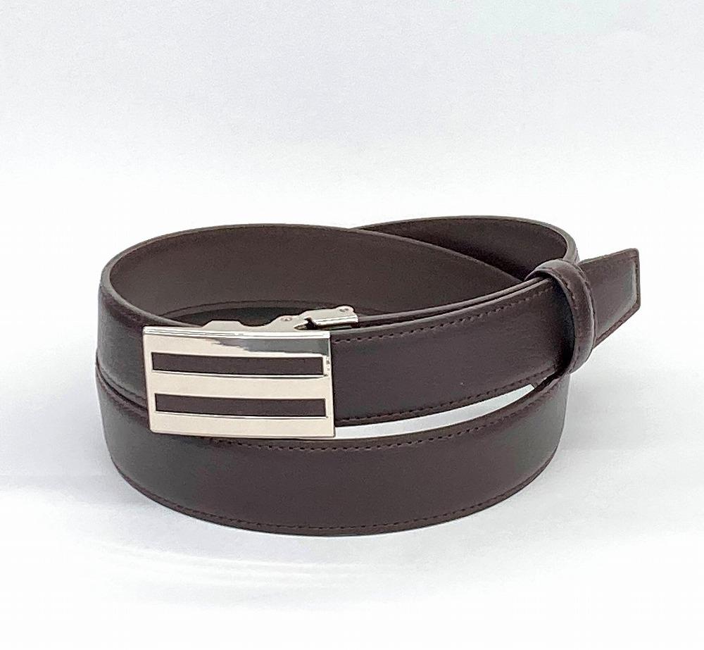 革工房いんのしま牛革(床革PU加工)ベルトM寸(チョコ)【レザー 小物 ファッション ギフト 贈り物 プレゼント 人気 おすすめ 広島県  尾道市】